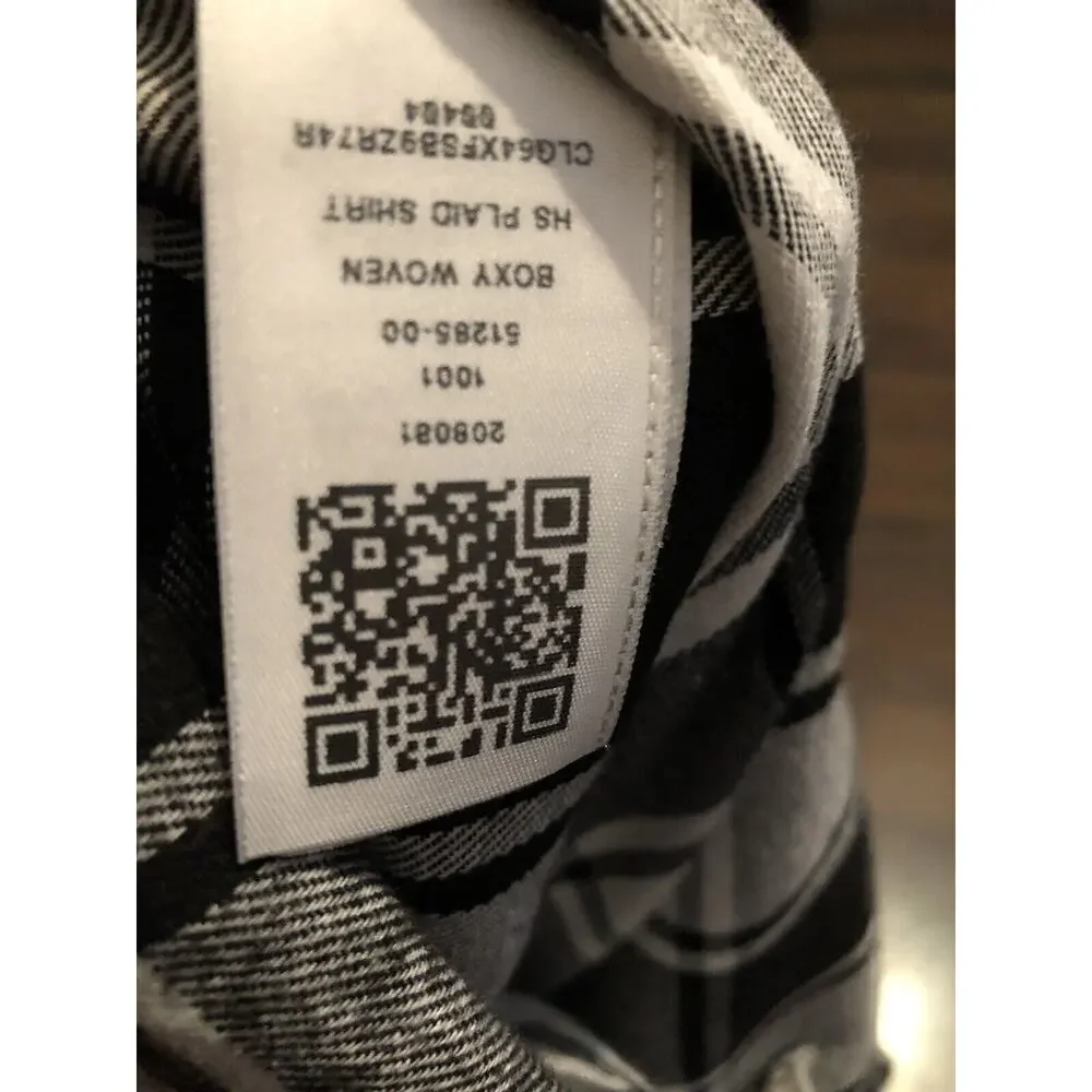 RareTrue Religion Flannel Shirt Plaid L Snap Western Logo On Pockets Mens Sz XL